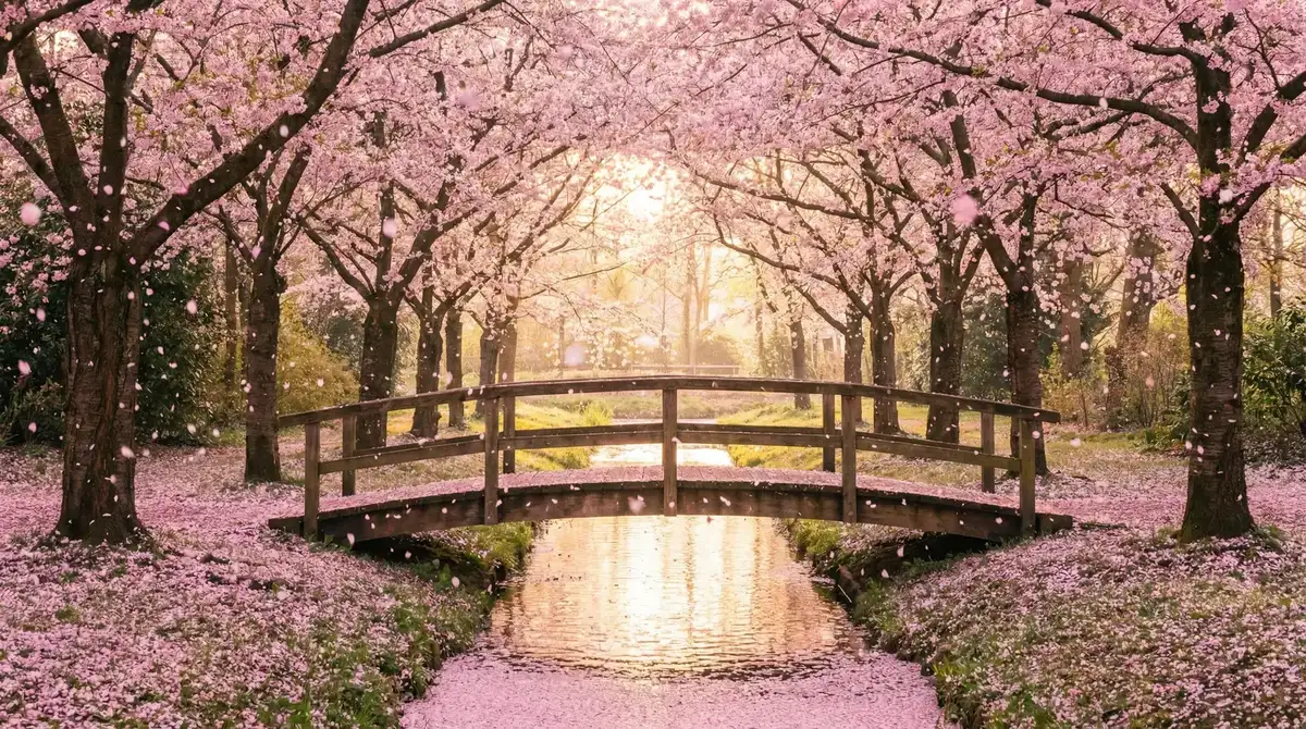 樱花桥畔 - 我的时代你的时代完整版免费 唯美风景